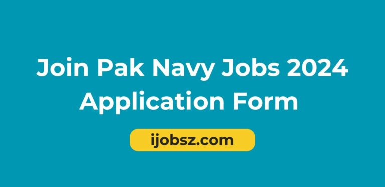 Join Pak Navy Jobs 2024 Application Form 