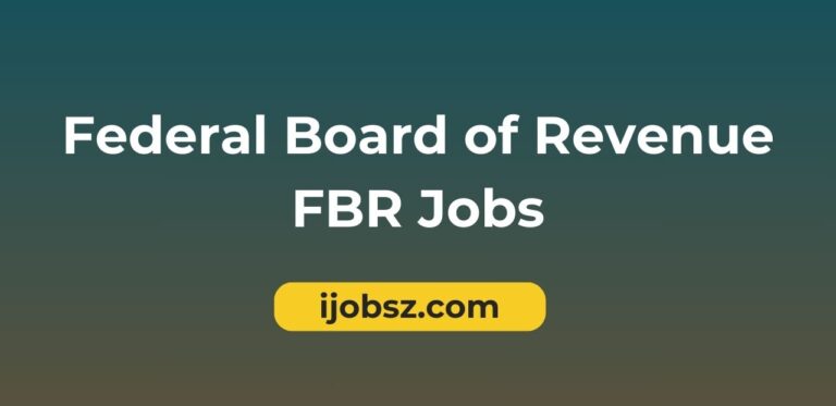 Federal Board of Revenue FBR Jobs
